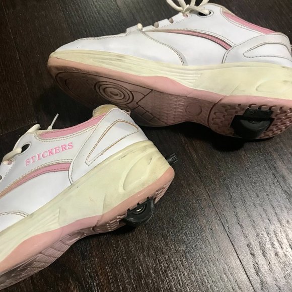 White Sneakers with Wheels - Picture 3 of 8